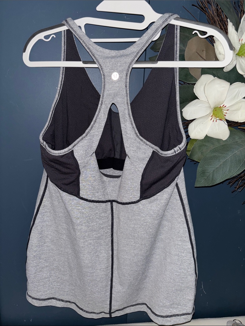 Lululemon Striped Grey Racerback Tank - Picture 4 of 6
